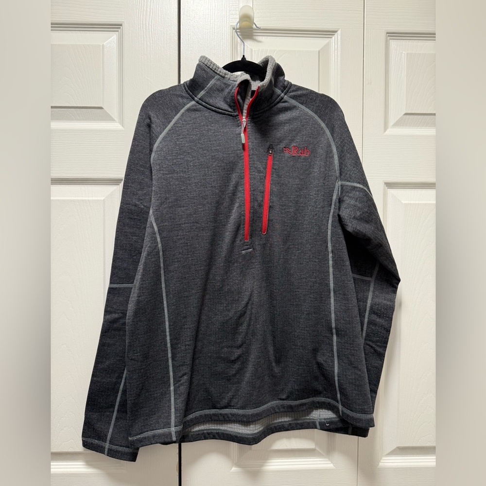RAB nucleus pull on fleece 1/4 zip